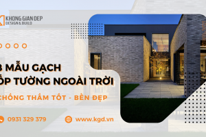 8 Mẫu Gạch Ốp Tường Ngoài Trời Chống Thấm Tốt, Bền Đẹp